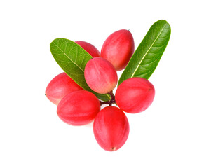 Carunda or Karonda on a white background