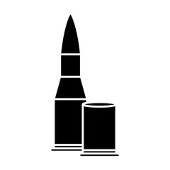 bullet icon over white background. vector illustration