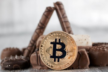 Sweet bitcoin concept