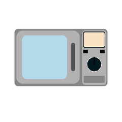 microwave icon over white background. colorful design. vector illustration