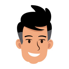 tourist man avatar character portrait image vector illustration