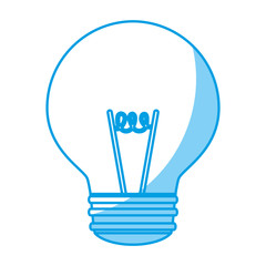 light bulb icon over white background. vector illustration