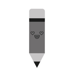 cute kawaii pencil cartoon vector graphic design