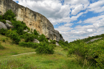 Cave City in Cherkez-Kermen Valley, Crimea
