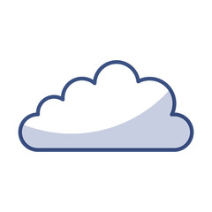 cute shadow cloud cartoon vector graphic design