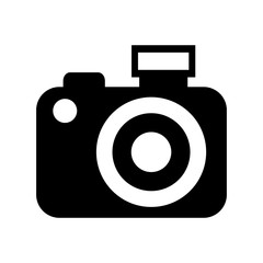 black icon vintage camera vector graphic sdesign