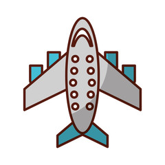 shadow grey airplane cartoon vector graphic design