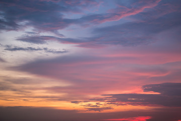 Fototapeta na wymiar Beautiful sunset sky background
