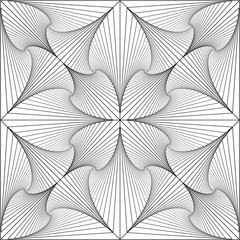 Abstract vector background consisting of interweaving lines. Can be applied to a repeating pattern.