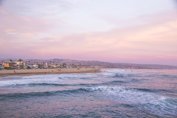 Sunset in Newport Beach, California 