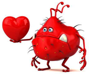 Fun germ - 3D Illustration