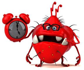 Fun germ - 3D Illustration