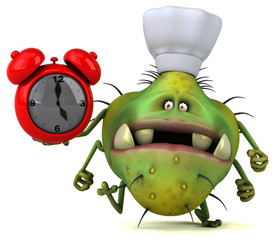 Fun germ - 3D Illustration