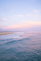 Sunset in Newport Beach, Southern California 