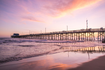 Newport Beach Sunset, Orange County, Southern California 