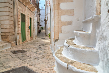 Alleyway. Martina Franca. Puglia. Italy.