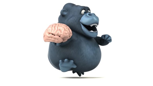 Fun gorilla - 3D Animation