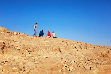 Negev Desert near the city of Mitzpe Ramon in Israel