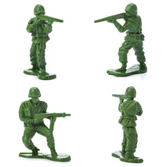 Collection of traditional toy soldiers