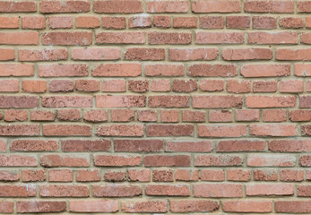 Seamless brown brick texture, brick wall background