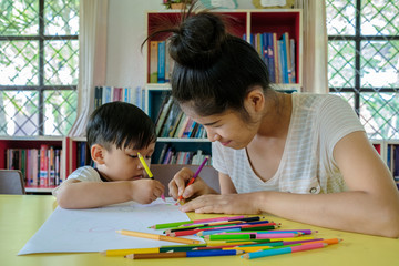 Happy family. Mother and daughter