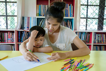 Happy family. Mother and daughter