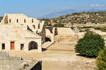 The assembly hall of the Lycian League in ancient city Patara. Turkey