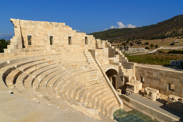 The assembly hall of the Lycian League in ancient city Patara. Turkey