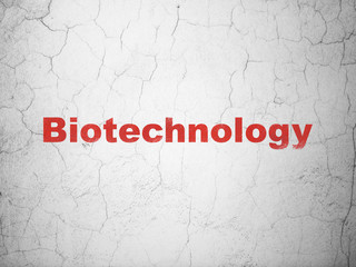 Science concept: Biotechnology on wall background