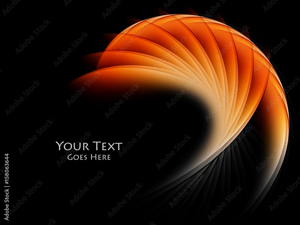 Aufkleber bright vector modern frame over black. colorful background with copy space. elements for design. eps