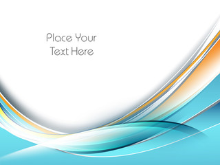 vector wavy design elements with copy space. Colorful illustration for you work. Eps10