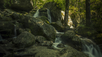 Waterfalls in Lower Austria/Austria near Vienna, September 14, 2016