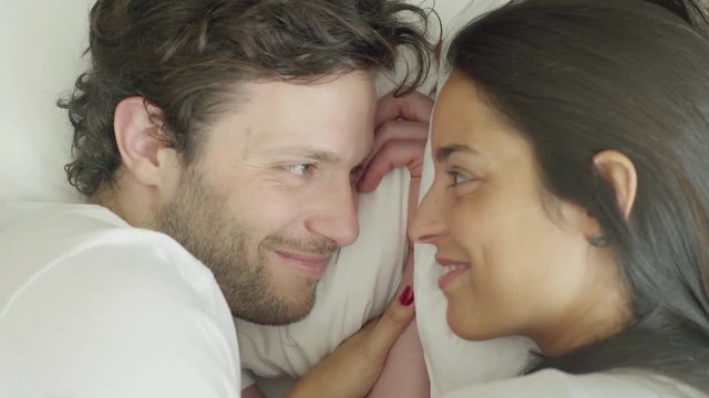 Couple sleeping in bed