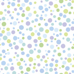 ドット　水玉　ランダム　背景　シームレスパターン　　seamless, random polka dots