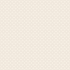 Seamless Pattern Dots Beige