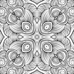 Abstract vector ethnic sketchy background