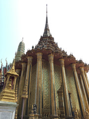 Wat Phra Kaew, Temple of the Emerald Buddha , Bangkok Thailand