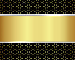 Abstract background gold metallic