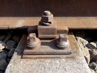 Obraz na płótnie Canvas Rail connection