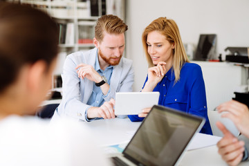 Obraz premium Busy office life