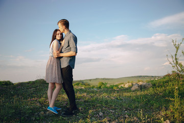 couple on nature