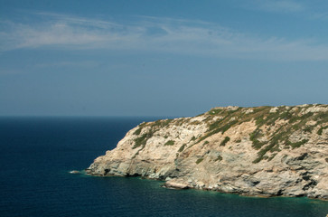 View on sea and mountains