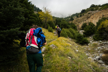Fototapeta premium Hiker