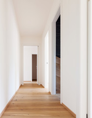 Doors open in corridor