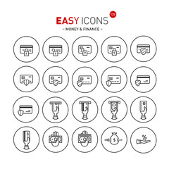 Fototapeta premium Easy icons 12b Money
