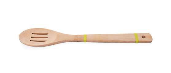 Wooden kitchen spoon.