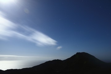 la palma island , nights , lightstars