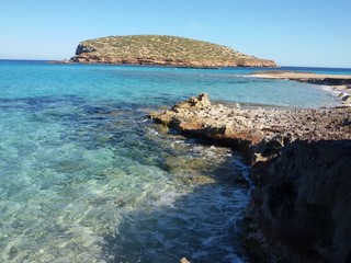 Obraz premium Ibiza island landscape 