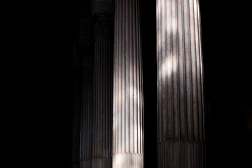 Roman columns in church