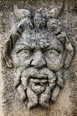 Fototapeta na wymiar Roman artefact in center of historic city Zadar, Croatia, Northen Dalmatia.